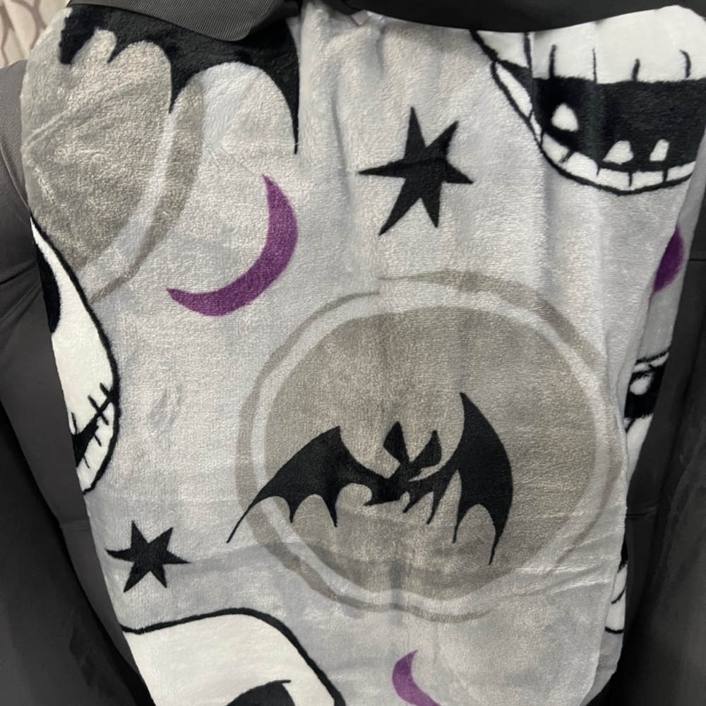 Disney Halloween Nightmare Before Christmas Jack skellington blanket throw